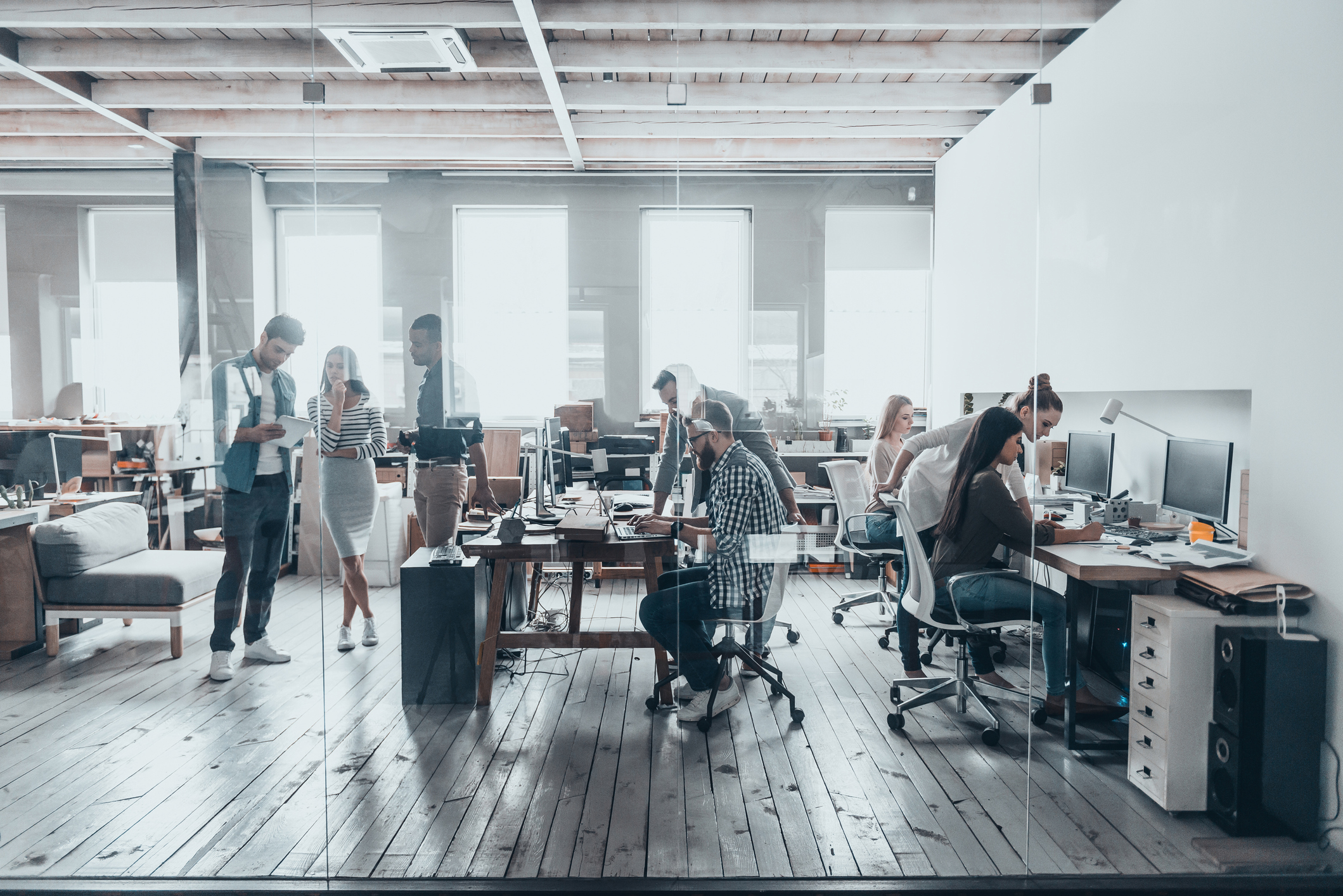 Mitarbeiter im Büro