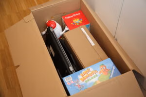 Ein gepackter Umzugskarton