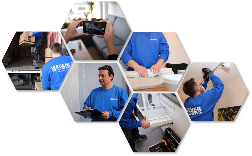 Verschiedene Leistungen von Wegener Umzugslogistik