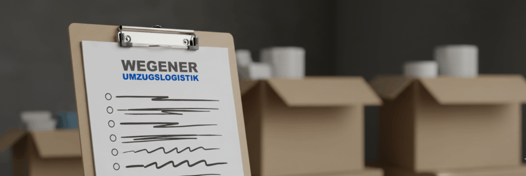 Umzugscheckliste Wegener Umzugslogistik