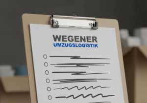 Umzugscheckliste von Wegener Umzugslogistik