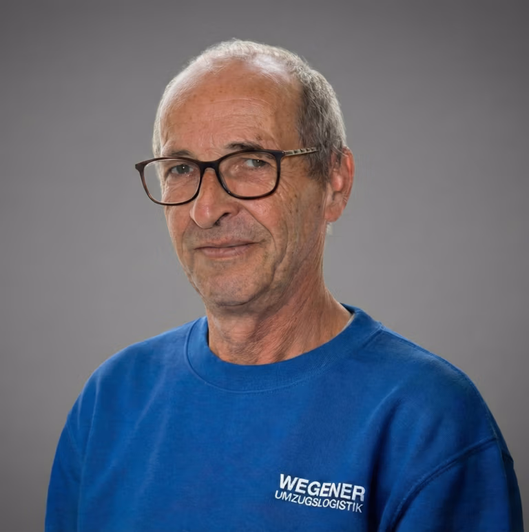 Ralf Commander, erfahrener Vorarbeiter und Kolonnenführer bei Wegener Umzugslogistik.